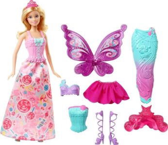 barbie-doll-and-fairytale-dress-up-set- barbie-best-gifts-for-3-years-old