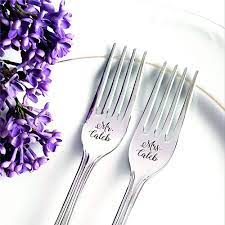 silver-engraved-wedding forks-best-housewarming-gifts-under-50