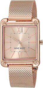 nine-west-women's- mesh-bracelet-watch